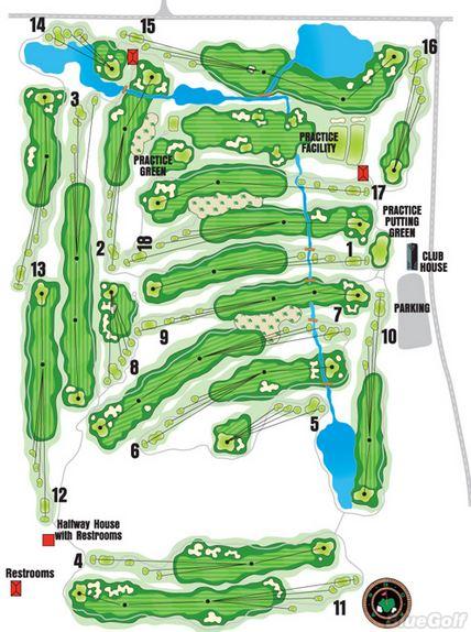 Timber Pointe Golf Club Layout Map Course Database Timber Pointe Golf Club Layout Map Course Database