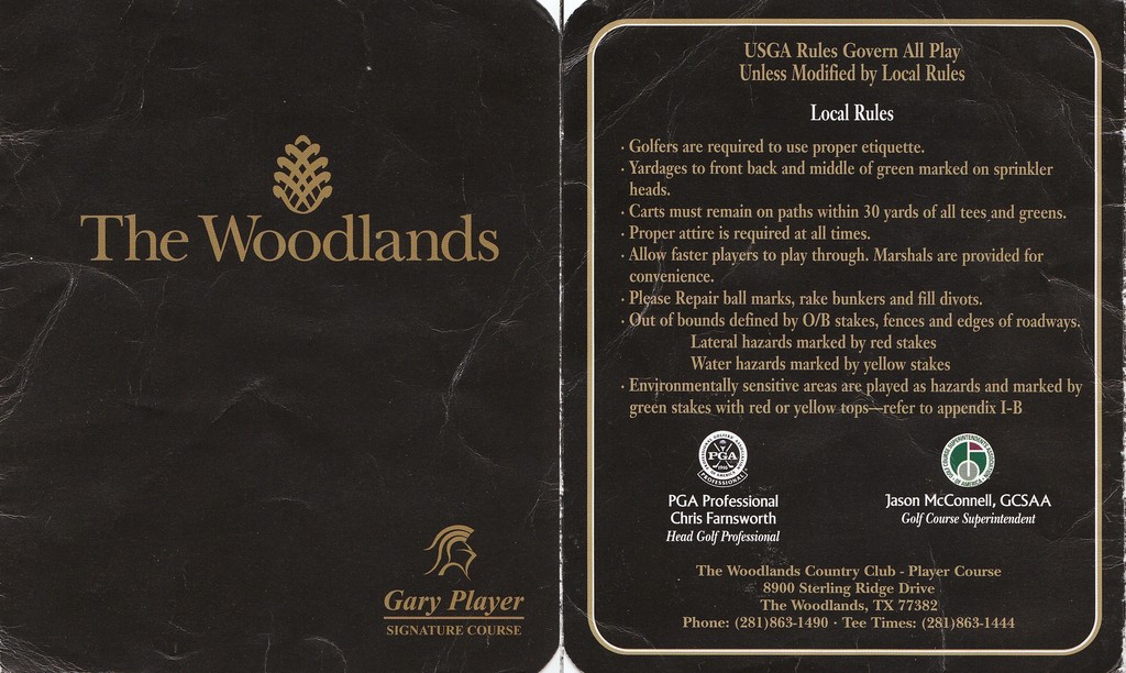 Player at The Woodlands Country Club Course Profile Course Database Player at The Woodlands Country Club Course Profile Course Database