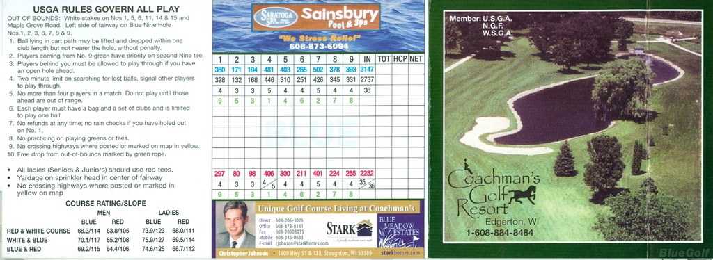 Coachman #39 s Golf Resort Red/White Course Profile Course Database Coachman #39 s Golf Resort Red/White Course Profile Course Database
