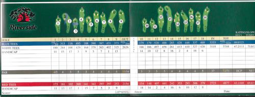 Riverside Golf Course Course Profile Course Database