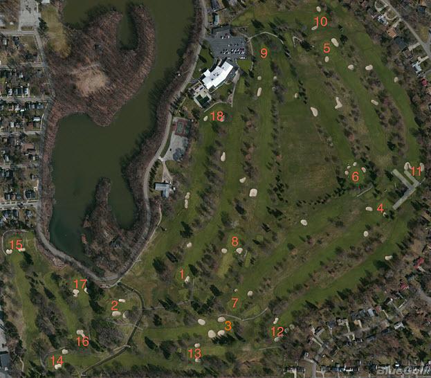 Flint Golf Club Layout Map Course Database