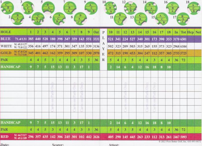 Rattlewood Golf Club Course Profile Course Database