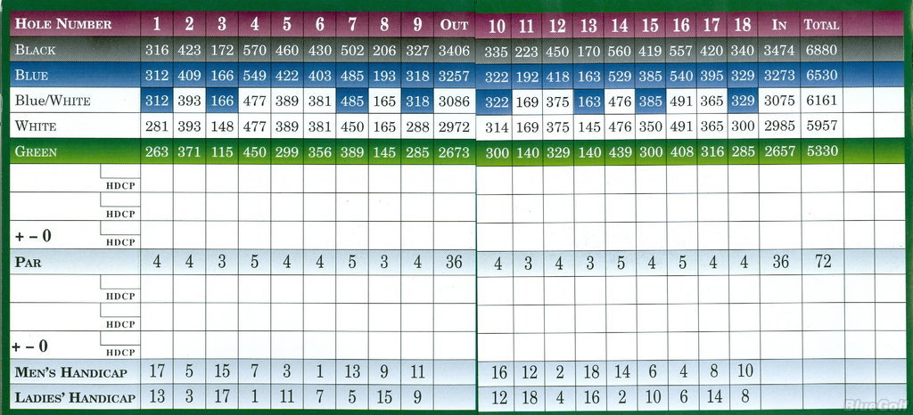 shadow wood country club scorecard