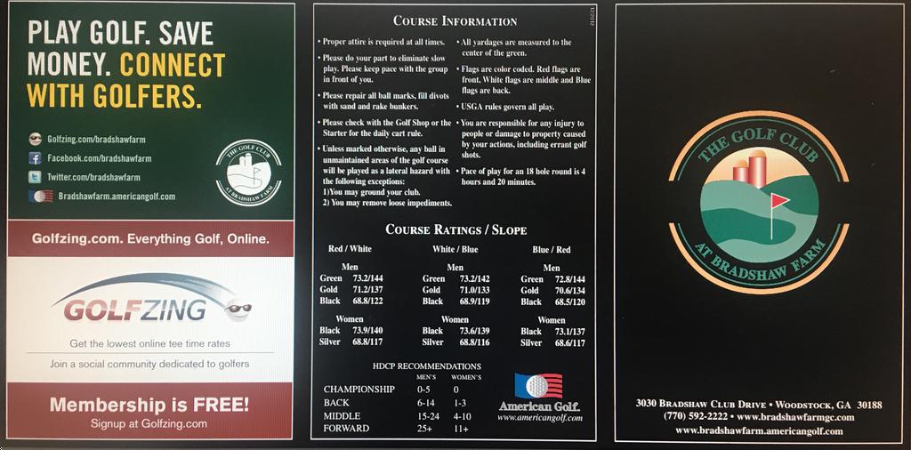 The Golf Club at Bradshaw Farm (White/Blue) Course Profile Course