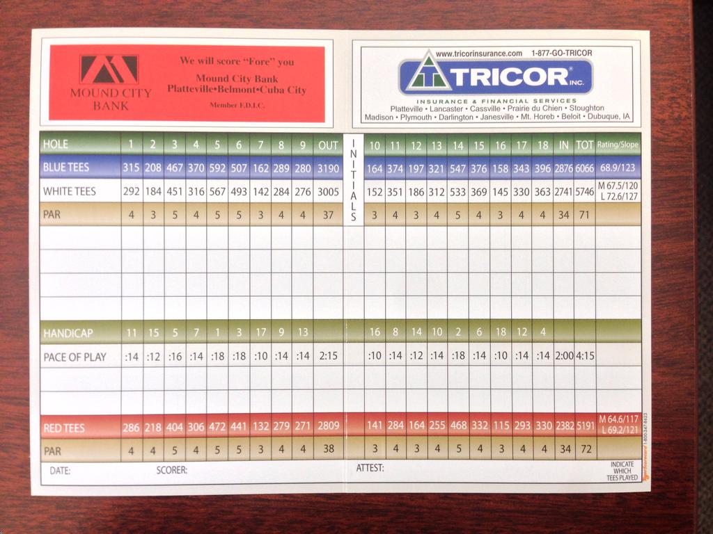 Platteville Golf & Country Club Course Profile Course Database