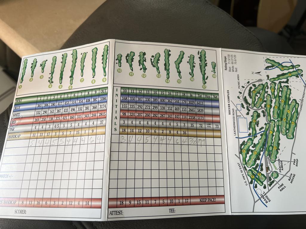 Otis Park Golf Club Course Profile Course Database