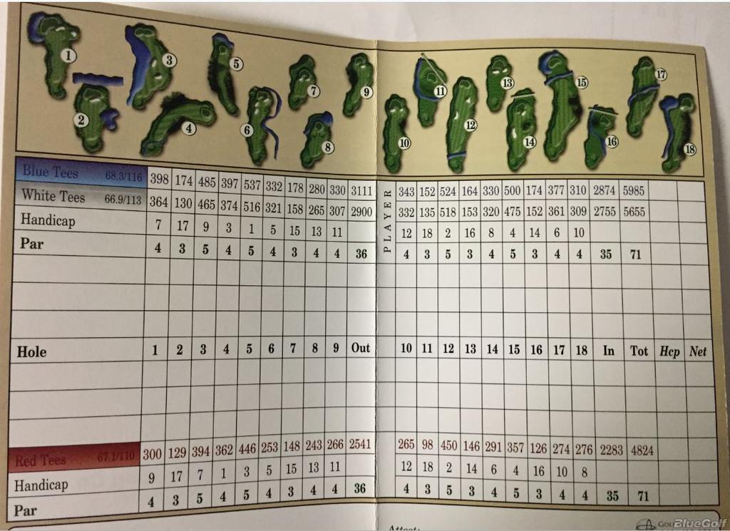 Calhoun Elks Club Course Profile Course Database