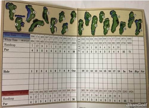 Calhoun Elks Club Course Profile Course Database