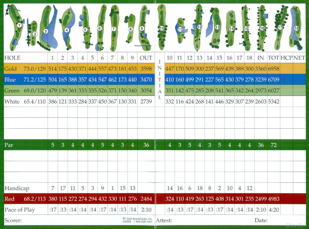 Country Oaks Golf Club Course Profile Course Database