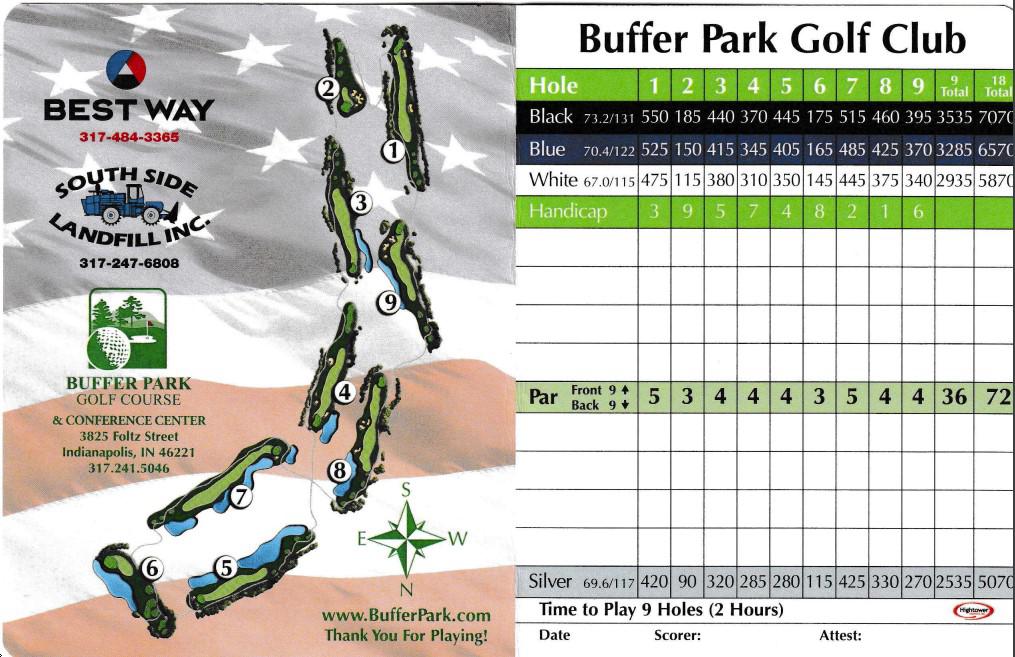 Buffer Park Golf Course Course Profile Course Database