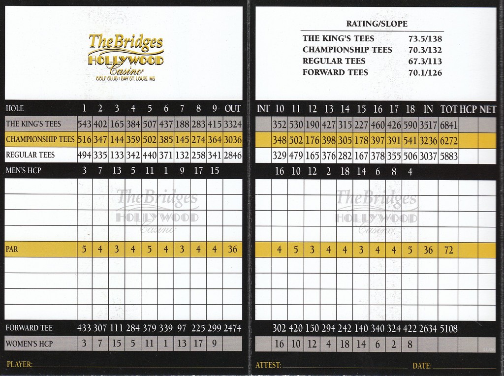 The Bridges Golf Club Course Profile Course Database