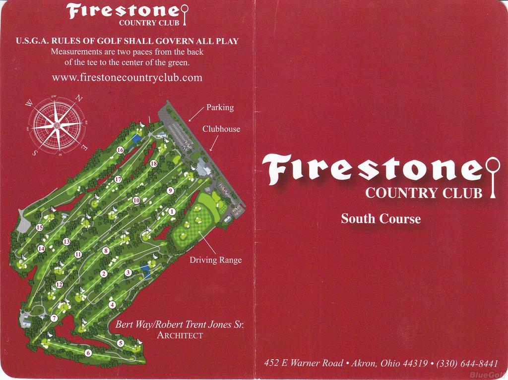 Firestone Country Club South Course Profile Course Database