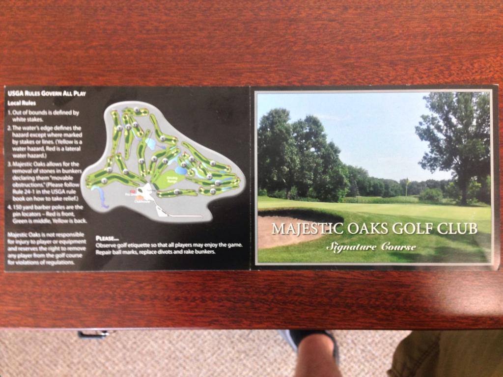 Majestic Oaks Golf Club Signature Course Profile Course Database