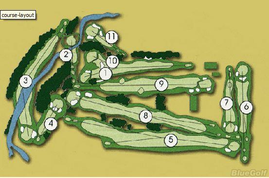 Cardinal Hills Golf Club - Layout Map | Course Database