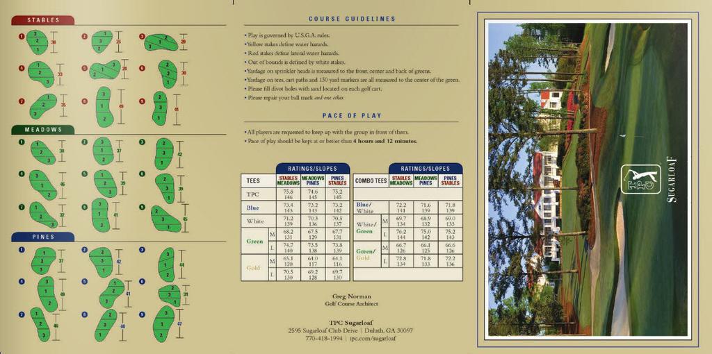 TPC Sugarloaf - Stables/Meadows - Course Profile | Course Database