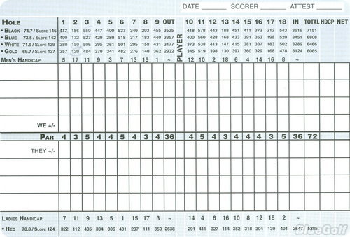 Greystone Golf Country Club Legacy Course Course Profile Course Database