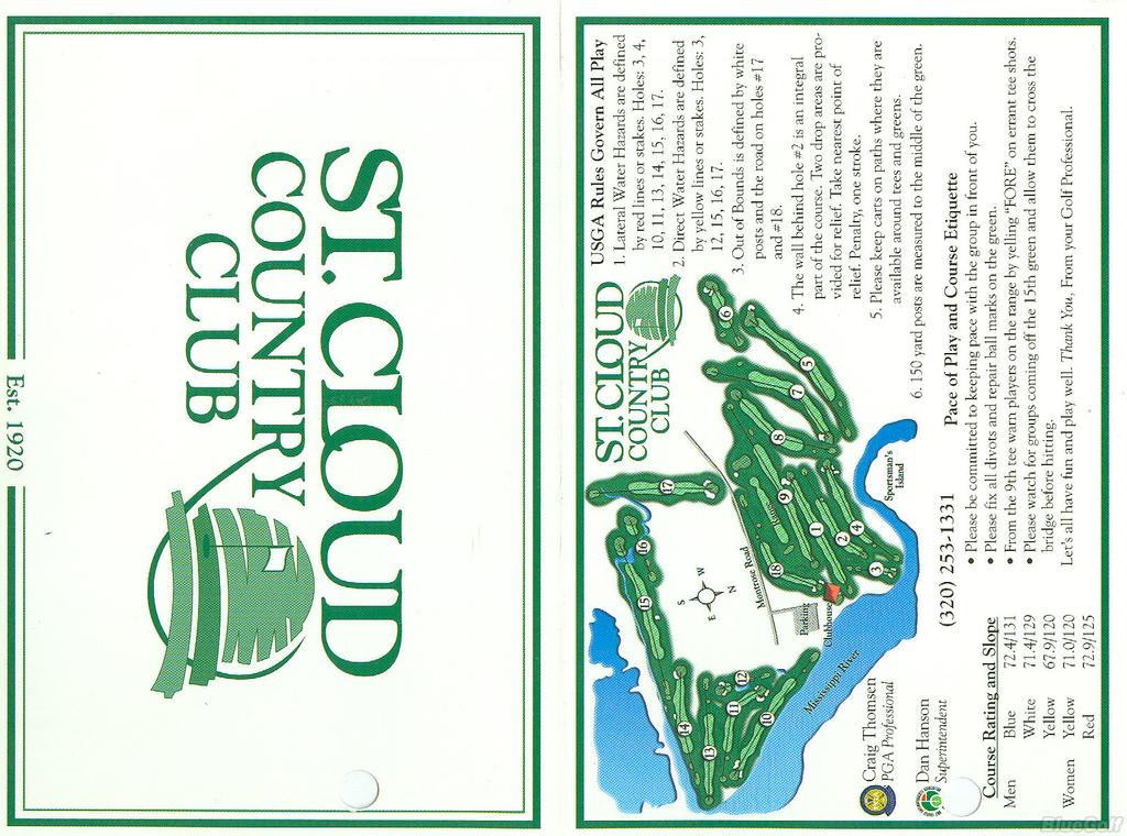 Saint Cloud Country Club - Course Profile | Course Database