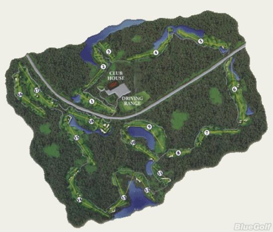 Swan Point Yacht & Country Club - Layout Map | Course Database
