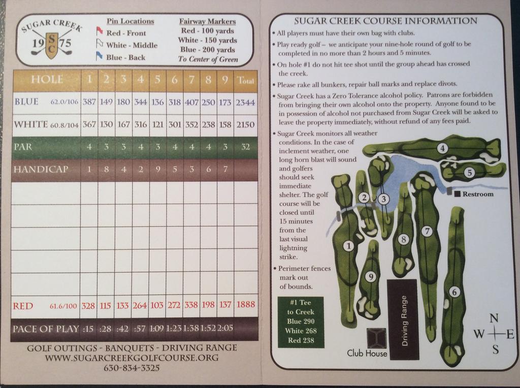 Sugar Creek Golf Course Course Profile Course Database