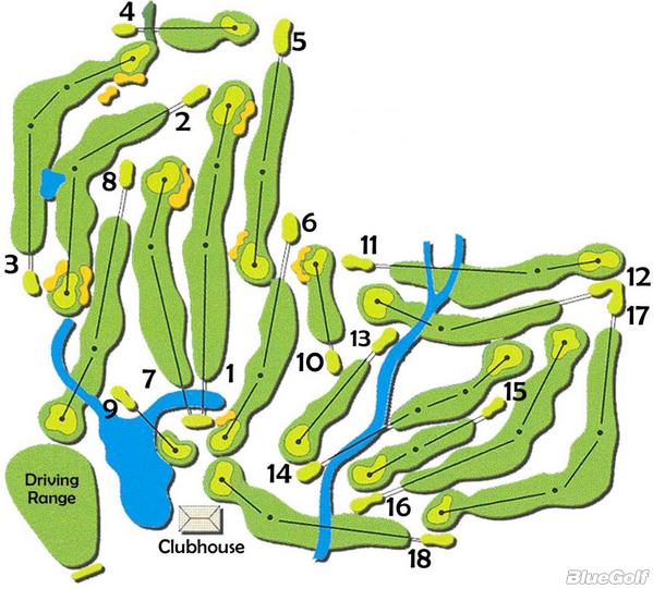 Quail Meadows Golf Course - Layout Map | Course Database