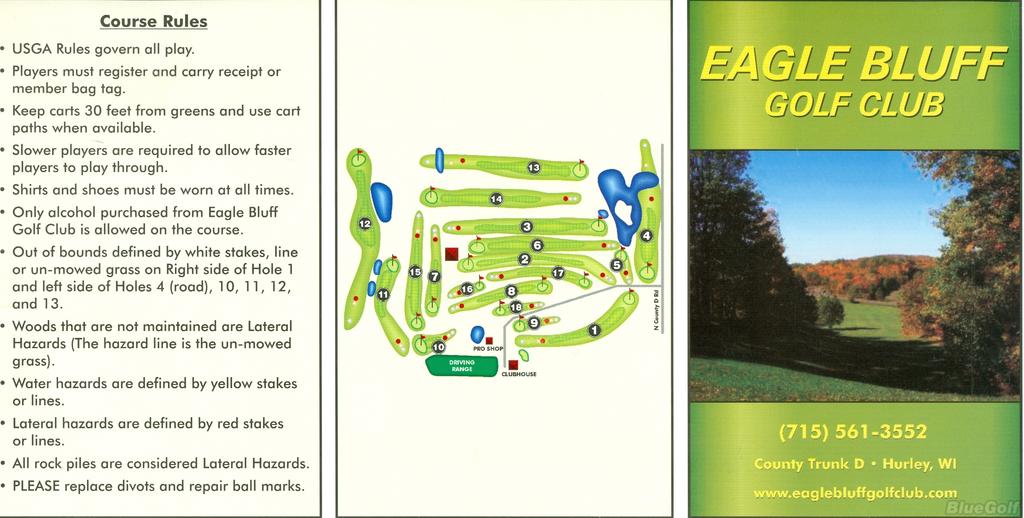 Eagle Bluff Golf Club Course Profile Course Database