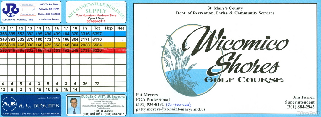 Wicomico Shores Golf Course Course Profile Course Database Wicomico Shores Golf Course Course Profile Course Database