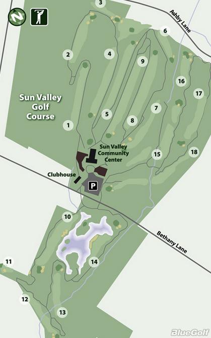 Sun Valley Golf Club Layout Map Course Database