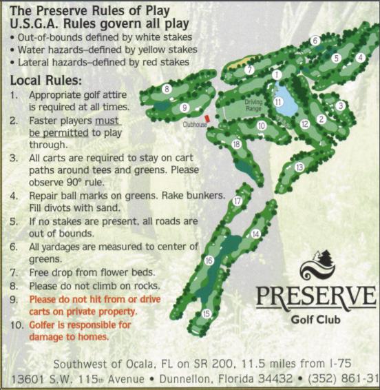 Spruce Creek Preserve Golf Club Course Profile Course Database