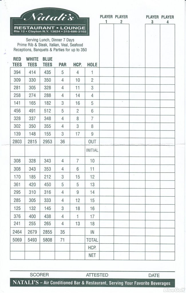 CWay Golf Club Course Profile Course Database