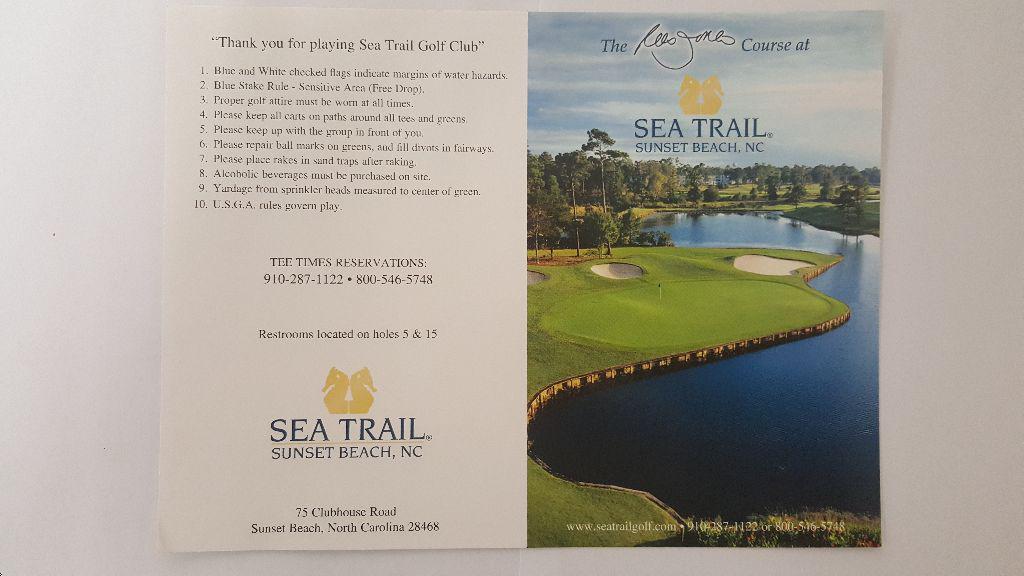 Sea Trail Plantation and Golf Resort Jones Course Course Profile