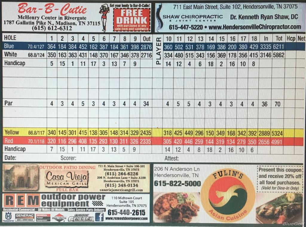 Country Hills Golf Course Course Profile Course Database