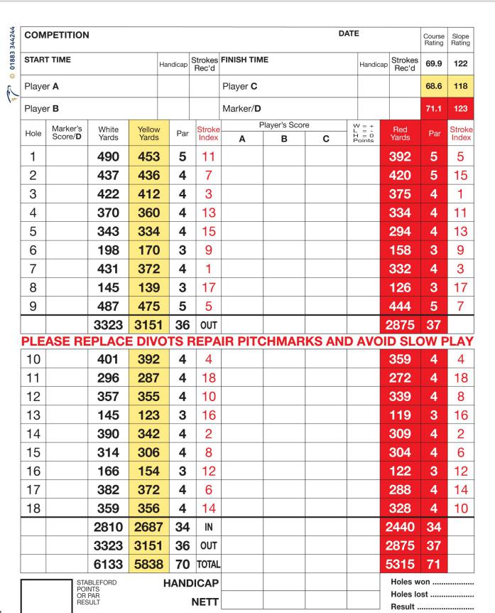 Weald of Kent Golf Course Hotel Course Profile Course Database