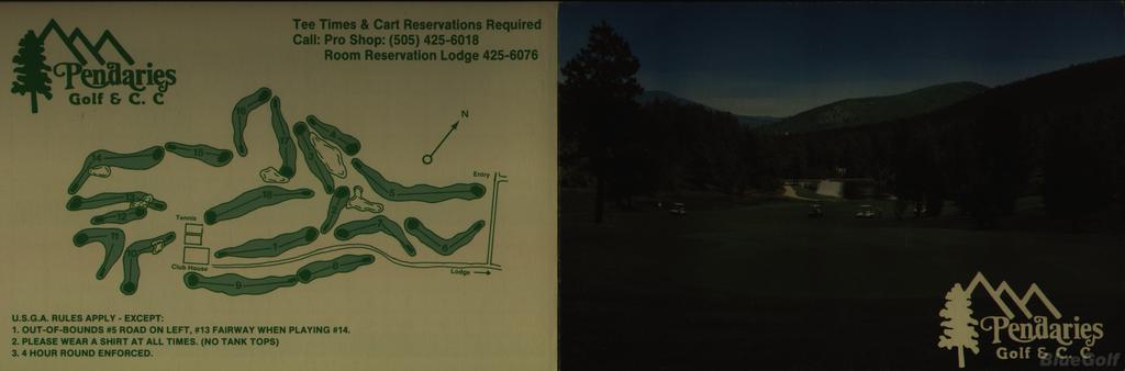 Pendaries Golf Country Club Course Profile Course Database