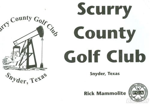 Scurry County Golf Club Course Profile Course Database Scurry County Golf Club Course Profile Course Database