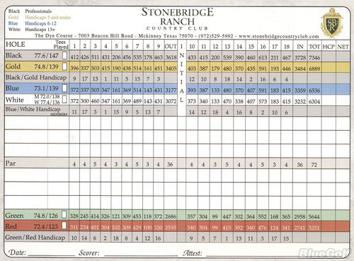 Stonebridge Ranch Country Club - Dye Course - Course Profile | Course  Database