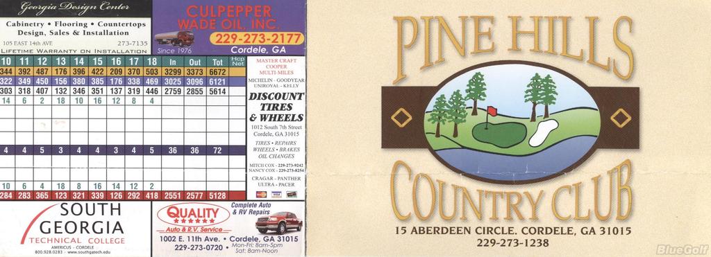 Pine Hills Country Club - Course Profile | Course Database