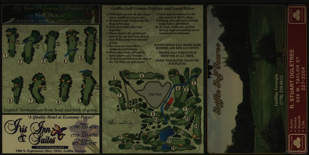 Griffin City Golf Course Course Profile Course Database