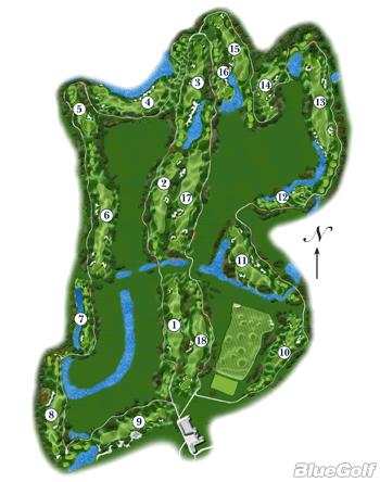 PGA Golf Club - Ryder Course - Layout Map | Course Database