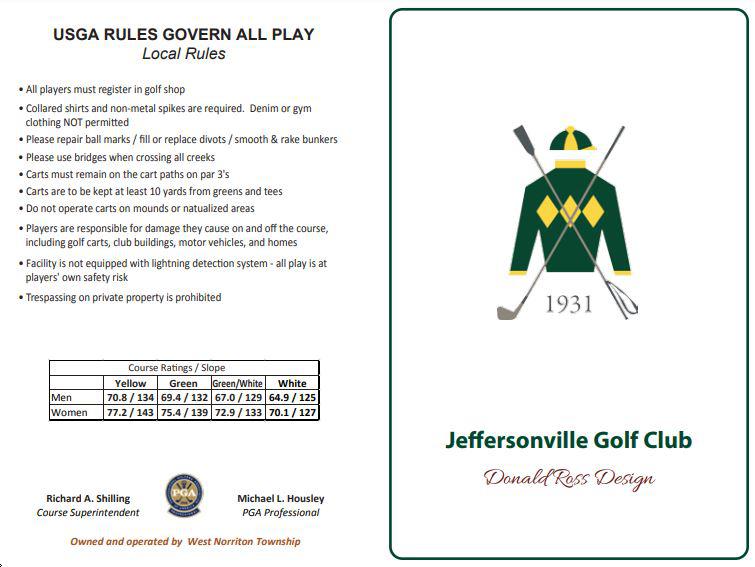 Jeffersonville Golf Club - Course Profile | Course Database