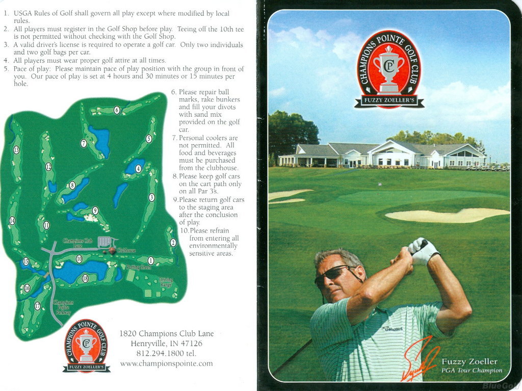 Champions Pointe Golf Club Course Profile Course Database