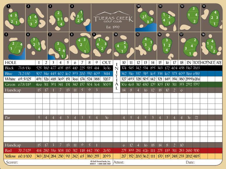 Tijeras Creek Golf Club Course Profile Course Database