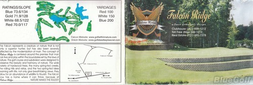 Falcon Ridge Map Falcon Ridge Golf Club - Course Profile | Course Database