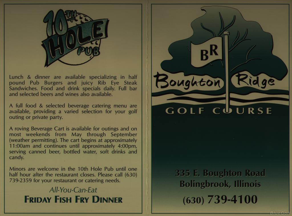 Boughton Ridge Golf Club Course Profile Course Database