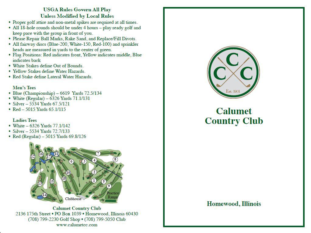 Calumet Country Club - Course Profile | Course Database