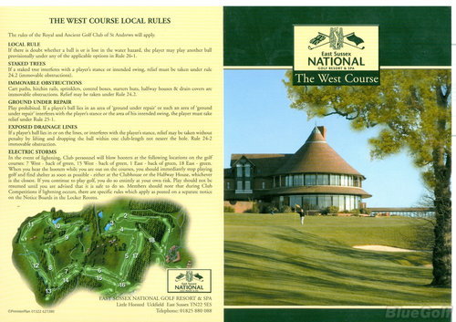 East Sussex National Golf Resort & Spa - West Course - Course Profile ...