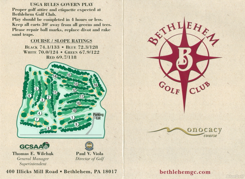 Bethlehem Golf Club - Home