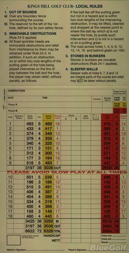 Kings Hill Golf Club - Course Profile | Course Database