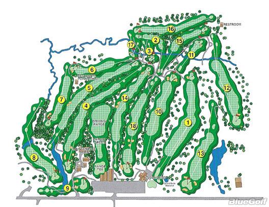 Spring Valley Golf Club Layout Map Course Database