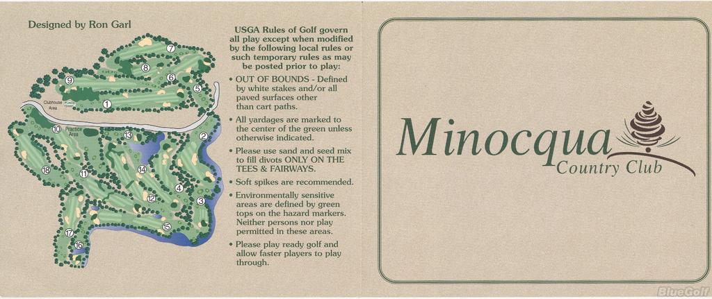 Minocqua Country Club Course Profile Course Database